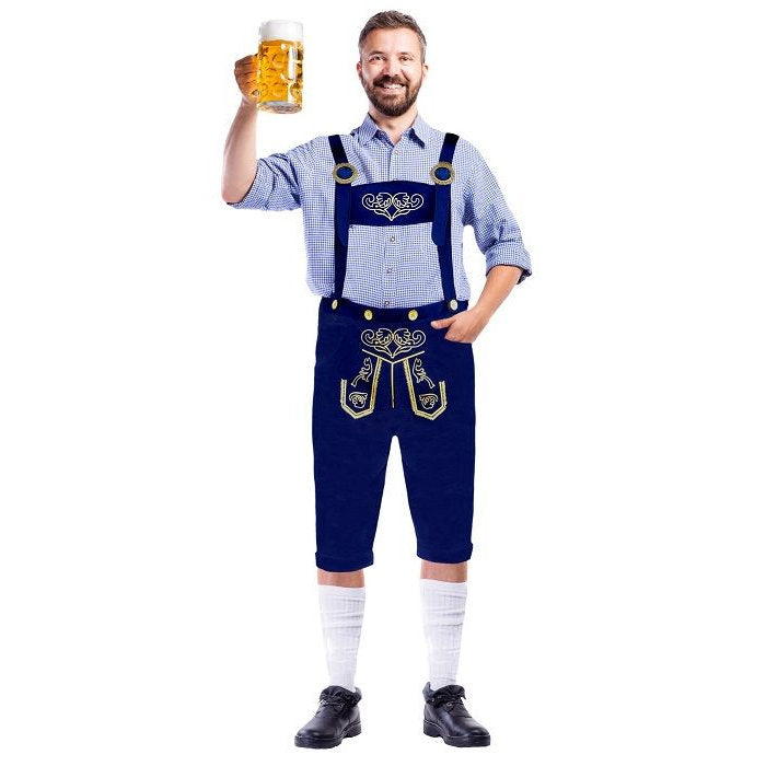 Bavarian Beer Man Costume - Blue – Cracker Jack Costumes Brisbane