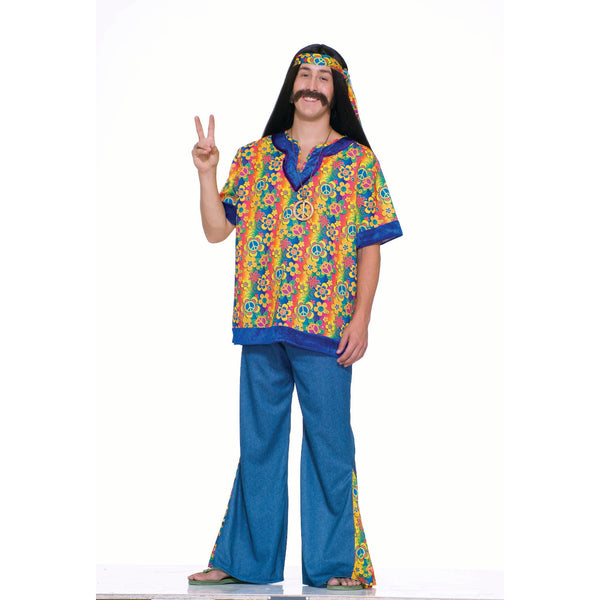 Far Out Hippie Man Costume – Cracker Jack Costumes Brisbane