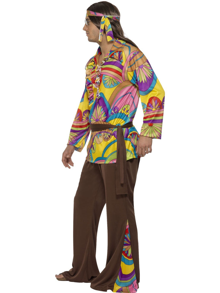 Psychedelic Hippie Man Costume – Cracker Jack Costumes Brisbane