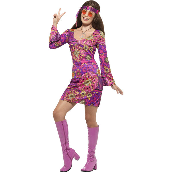 Woodstock Hippie Ladies Costume Cracker Jack Costumes Brisbane 0005