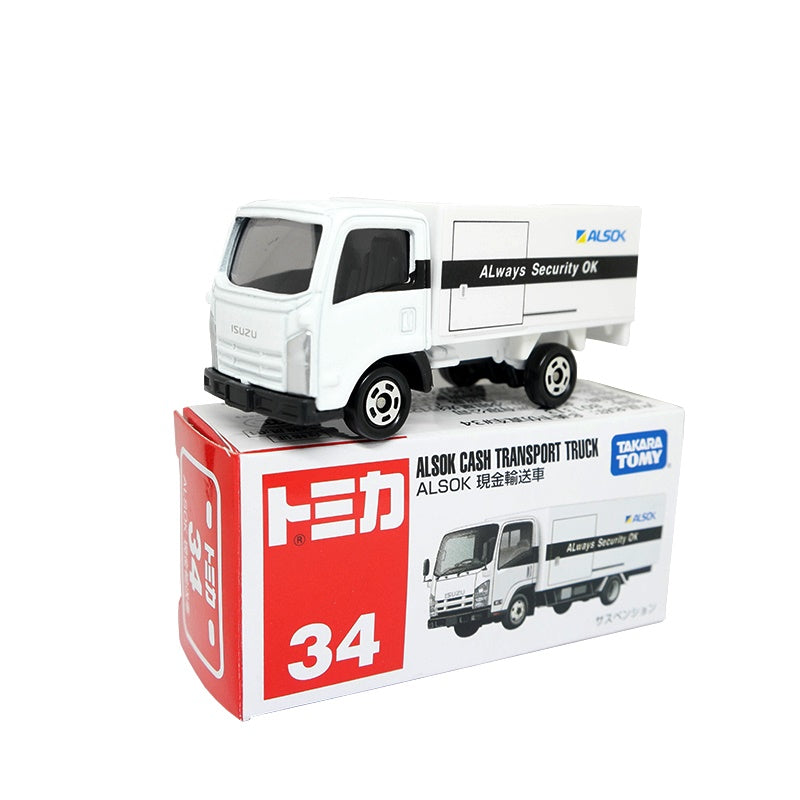 Takara Tomy Tomica No 034 Alsok Cash Transport Truck Box Agoramart