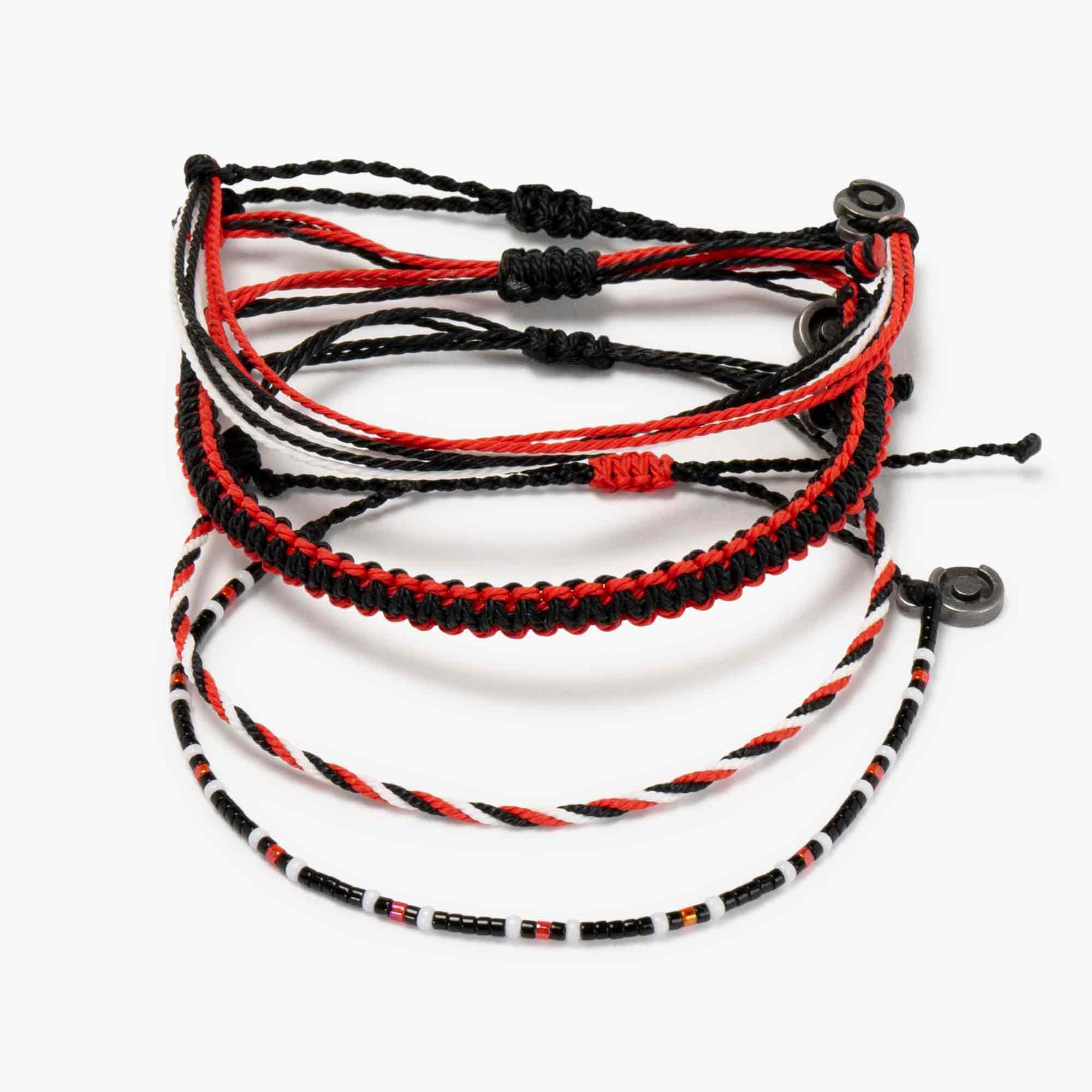 Twisted Red bracelet by Chibuntu®