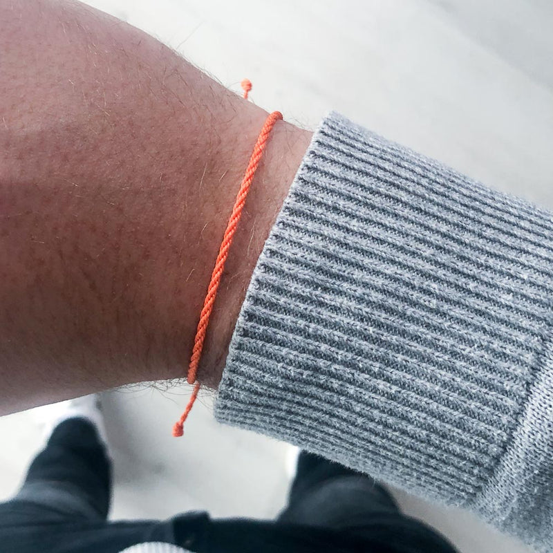 orange bracelet men