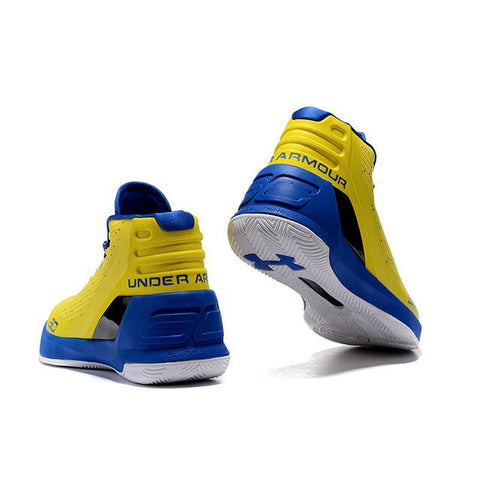 curry 3 blue and yellow