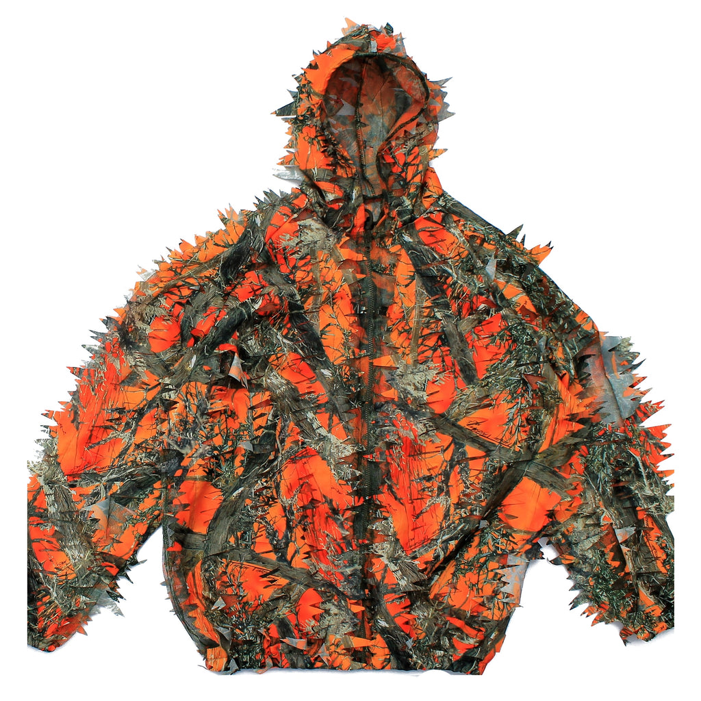 See3D™ Hunting Camouflage - A 3D Leafy Suit with Blaze Orange Camo