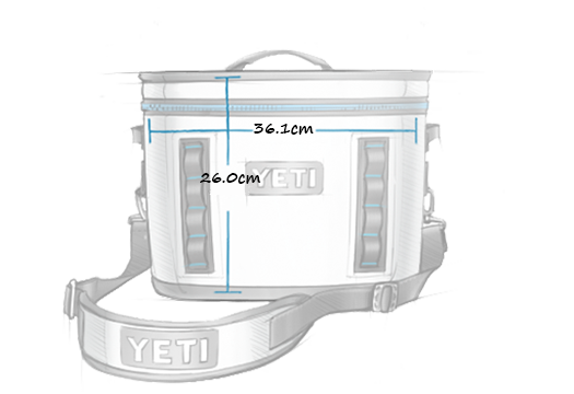 Hopper Flip 18 Soft Cooler Interior