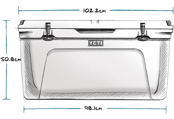 Yeti Tundra 125 Hard Cooler - White