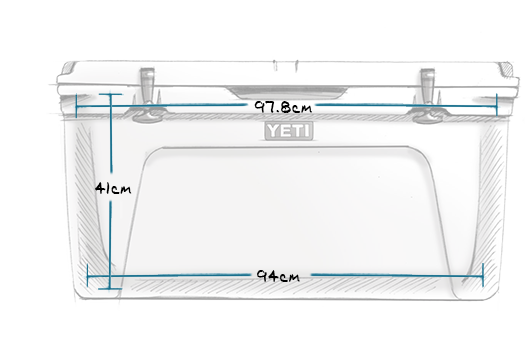 Tundra 160 Hard Cooler Interior