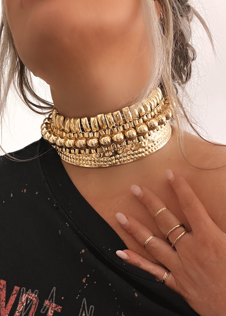 Final Sale - Tuma Statement Choker Necklace