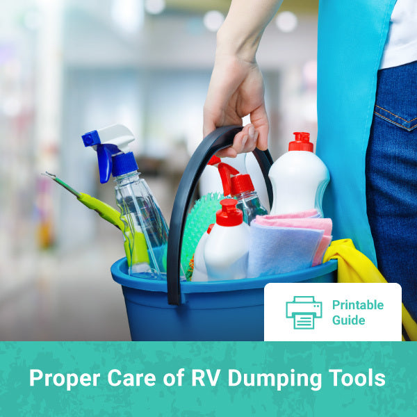 Proper Care of RV Dumping Tools Printable Guide