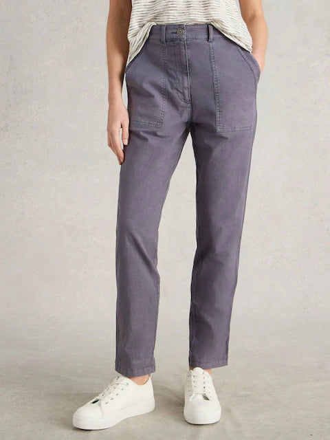 Twister Chino Trouser by White Stuff in Mid Purple