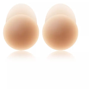 No-Show Extra Lift Reusable Adhesive Lifting Nipple Covers (4.75in) by Nood in Soft Tan - Meadowlark