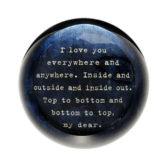 'I Love You Everywhere' Paperweight by Sugarboo