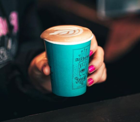 A Flat White from Alchemy Coffee Shop in Cork