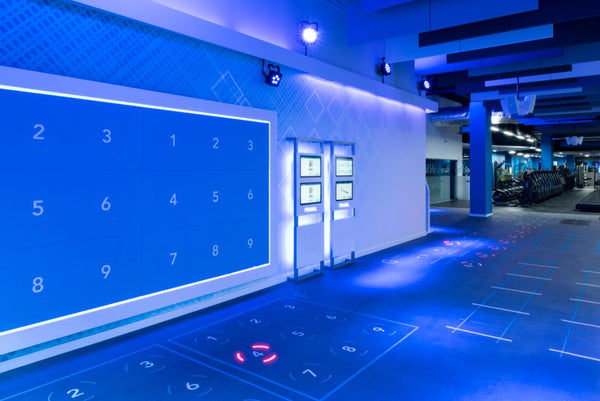 Better Gym's Interactive Fitness Wall in Belfast