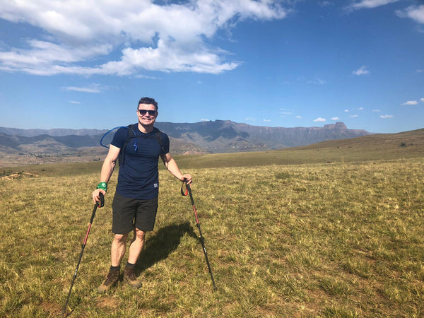 Brian O'Driscoll on Drakensberg Mountains for Just Challenge Trek