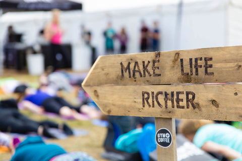 Gym+Coffee Clubhouse Yoga Event at Wellfest Dublin 2019