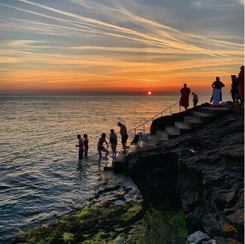 Happy Pear Swim Christmas Day Greystones Beach 2019