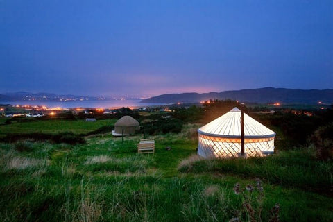 Yurts that make you go ooooh! Cosy camping brought to you in style in Portsalon