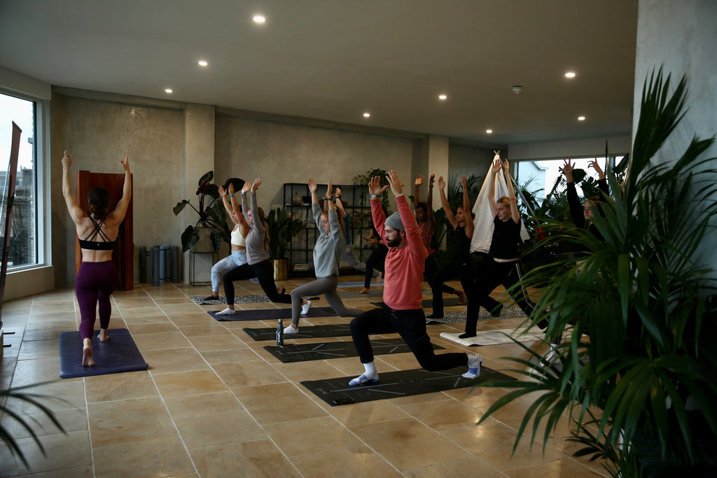 A Yoga session led by Tiffany Soi