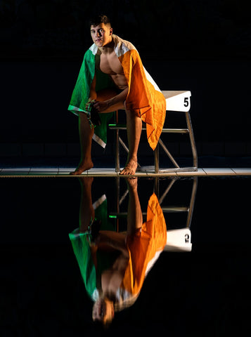 Irish-Swimmer-Darragh-Greene-posing-with-Irish-flag