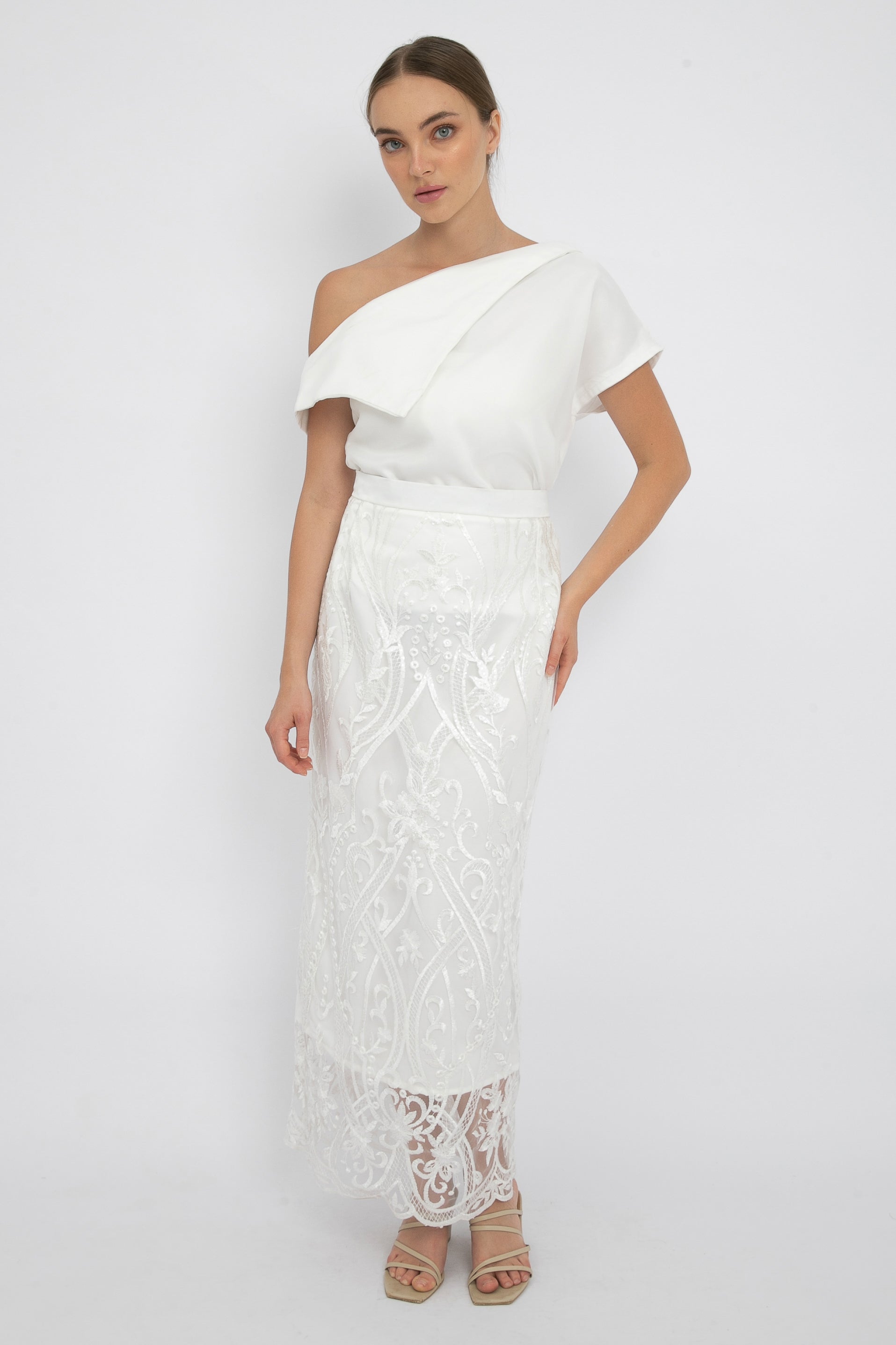 Maddison Dress in White by KÉNATA by Keisya Natalia | Dresshaus