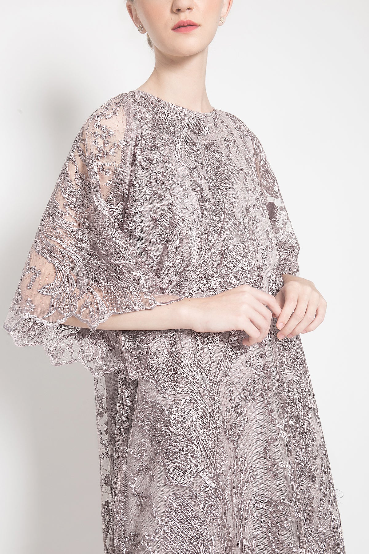 Mireya Dress in Lilac Grey by OURA Dresshaus 