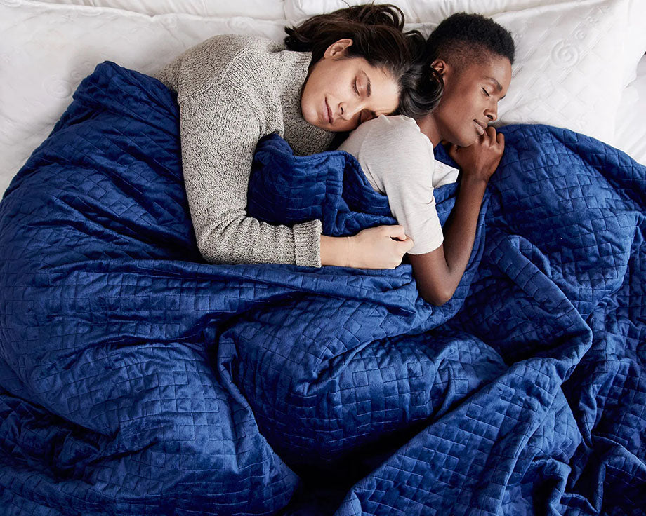 couple sleeping in bed