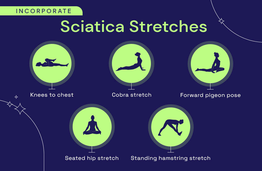 incorporate sciatica stretches