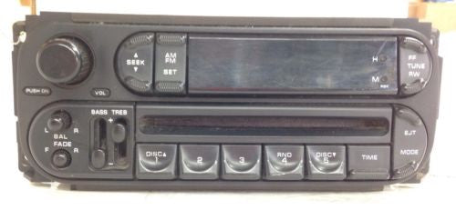 Jeep WRANGLER TJ OEM Chrysler Dodge Radio 03-06 AM FM CD Player - Stryker  Motors