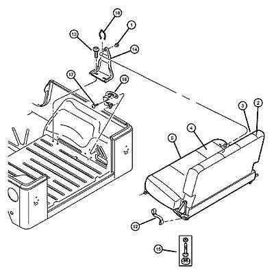 Jeep Wrangler TJ Rear Seat Brackets / Latches 1997-2001 97-01 Fold and -  Stryker Motors