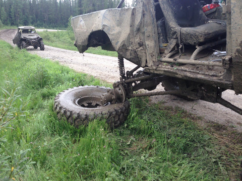 Busted the Wheel Center out of the Rear Wheel