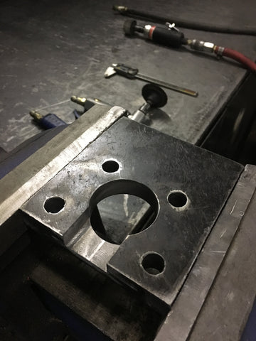 Hater Kit King Pin Plates that are welded into the Knuckles