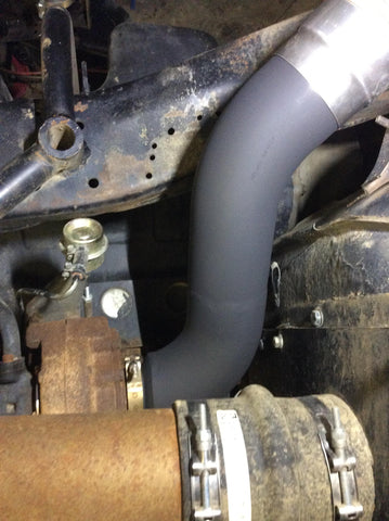 Installed Down Pipe