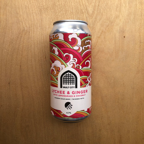 Vault City - Lychee and Ginger 4.7% (440ml) - Beer Zoo