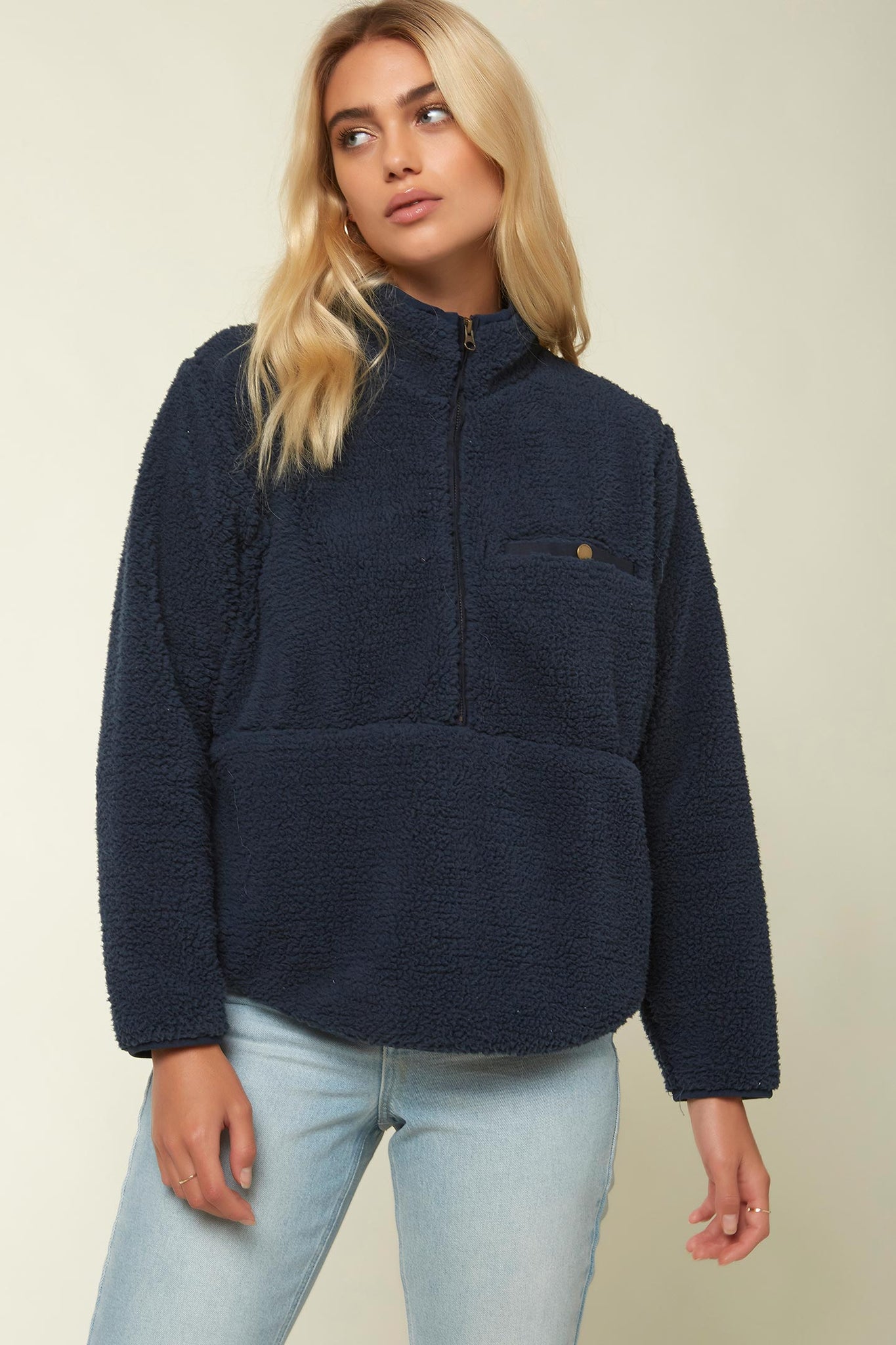 sherpa pullover xs