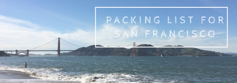 Pack for san francisco