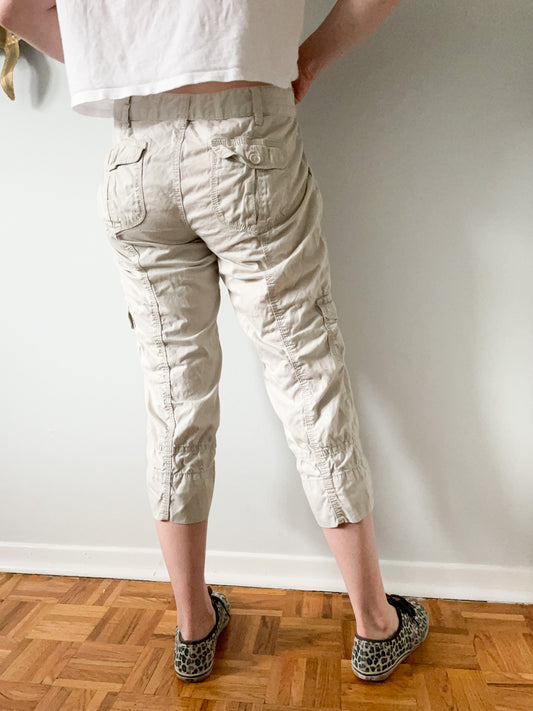 Xhilaration Grey & White Stripe Stretch Leggings - S/M – Le Prix
