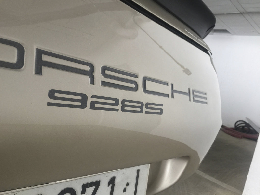 PORSCHE 928S REAR DECAL SET – VINYLSPORTCLASSIC