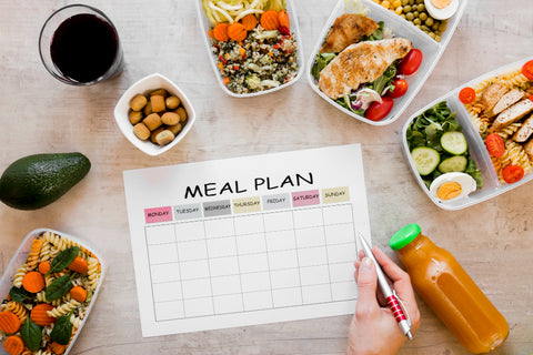 healthy food and meal planning