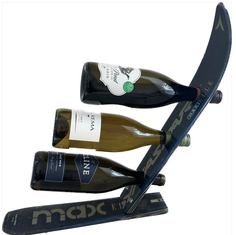 Ski wine rack
