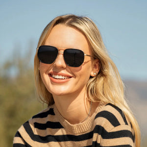 The Flynn Sunnies- Onyx - Poppy Jane