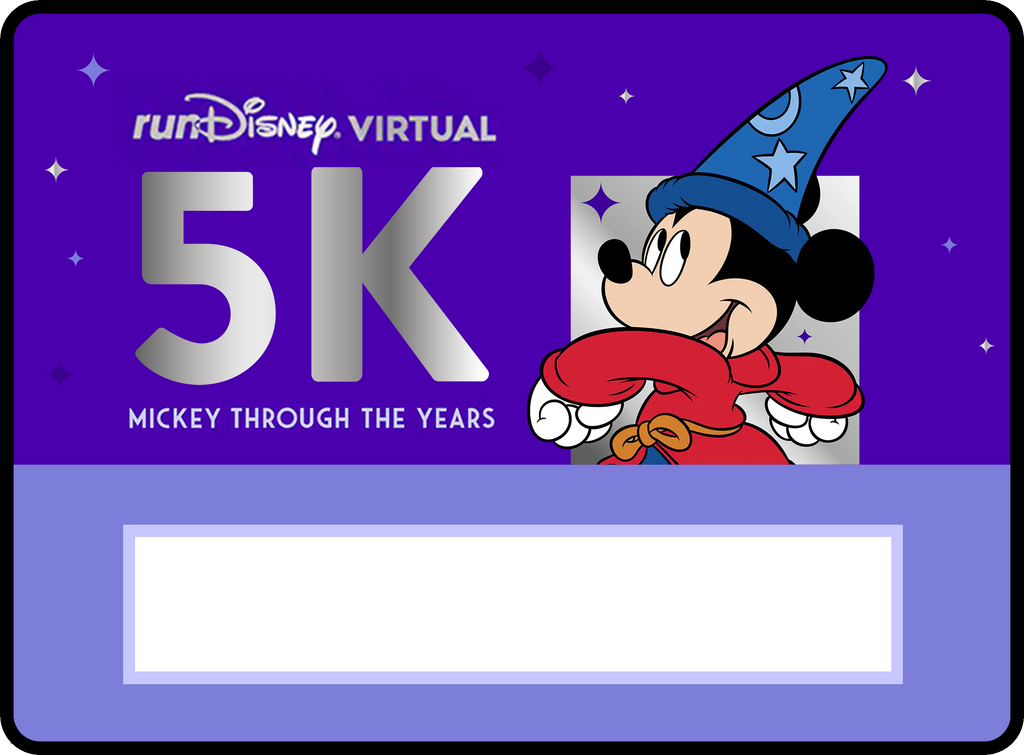 sorcerer mickey 5k bib