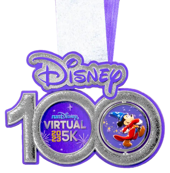 sorcerer mickey 5k medal