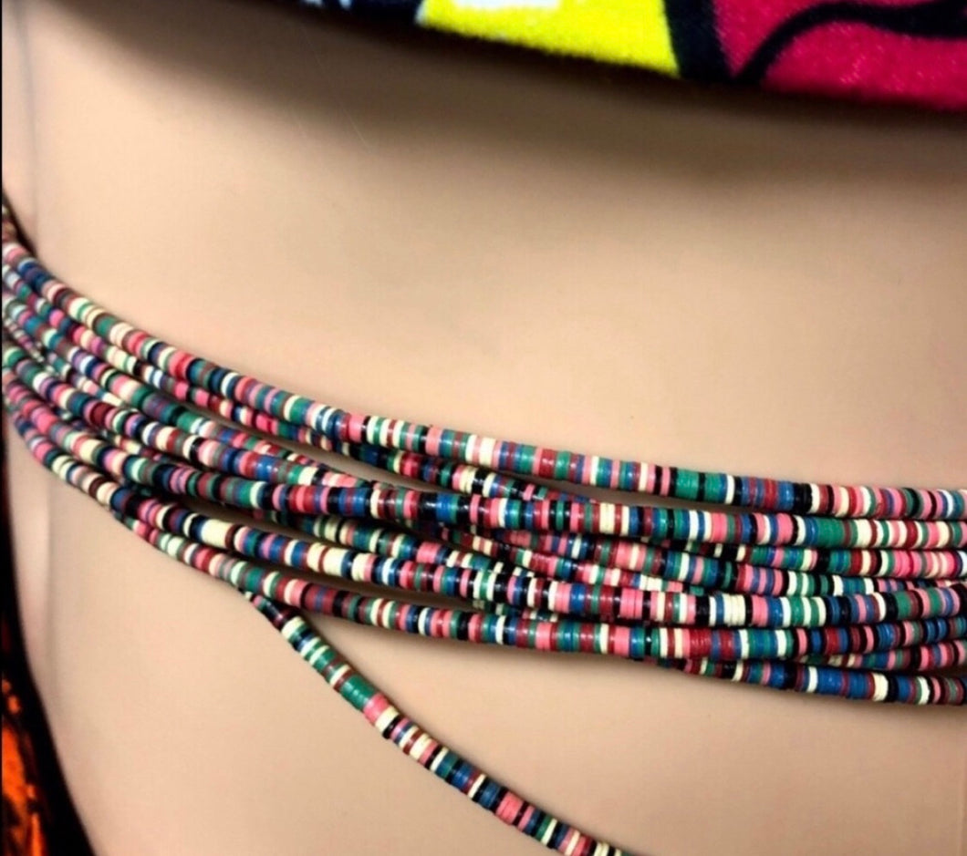 african tribal waist beads