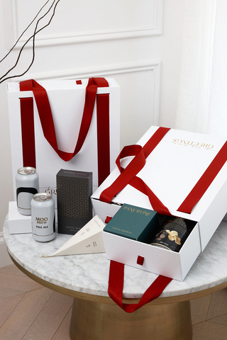 Our best seller is back this Christmas - Beautiful Christmas Carryall gift box perfect for anyone on the go, or for staff leaving their Christmas Party and they wont forget to take it home!