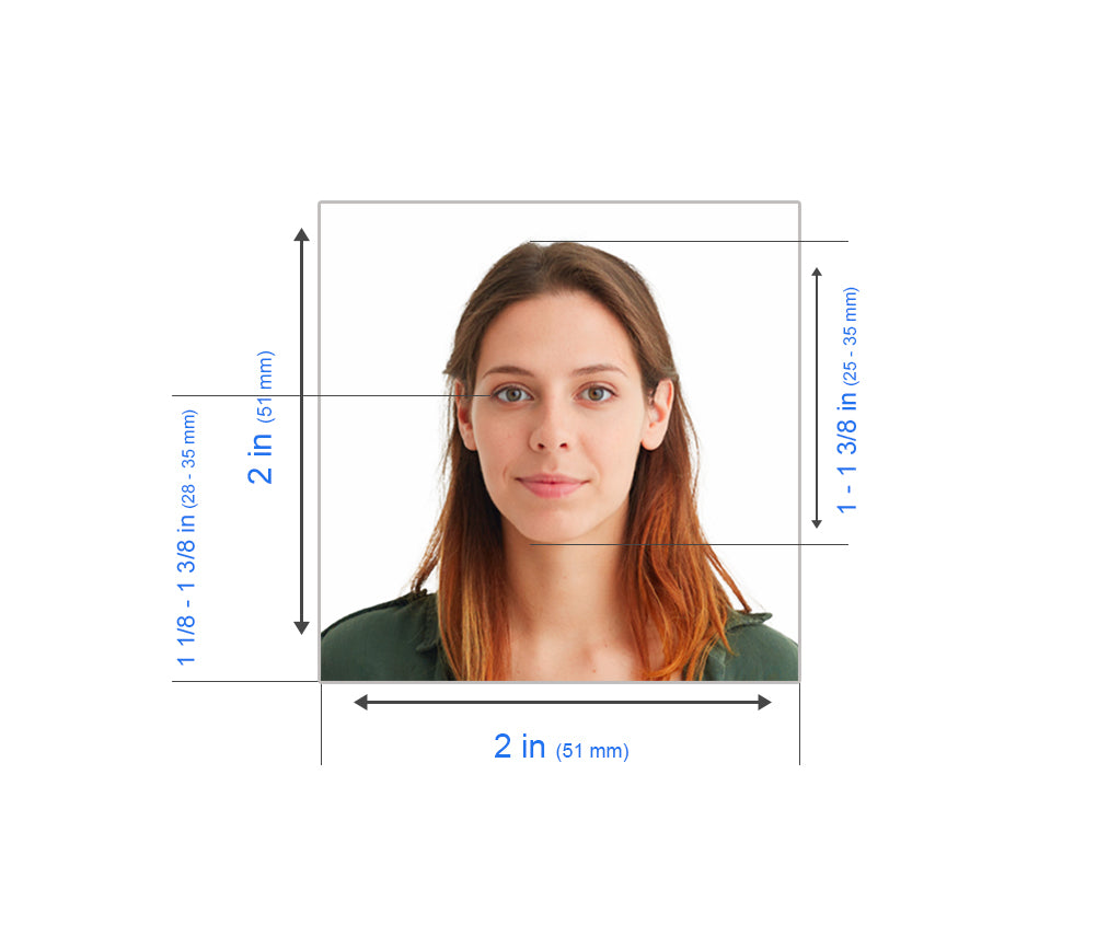 Exact size US Passport Photo and Visa Photo online done with Tomamor