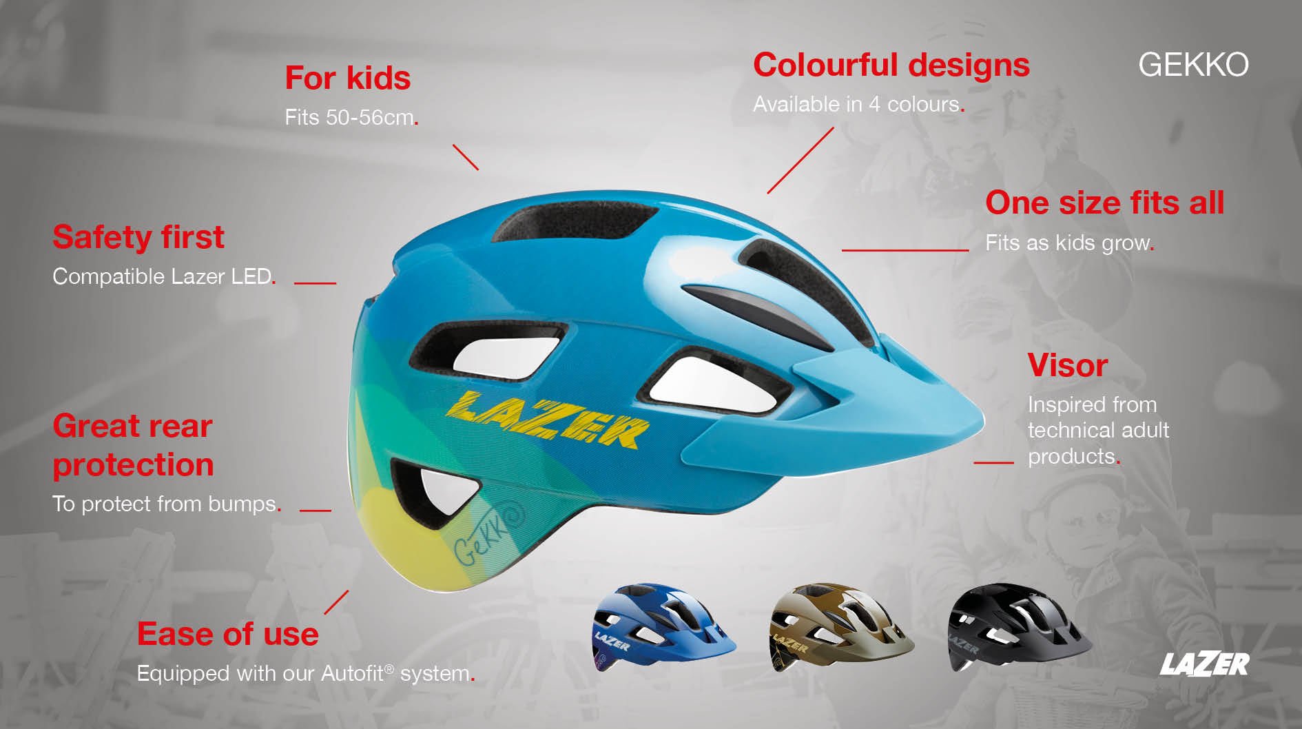 lazer gekko helmet