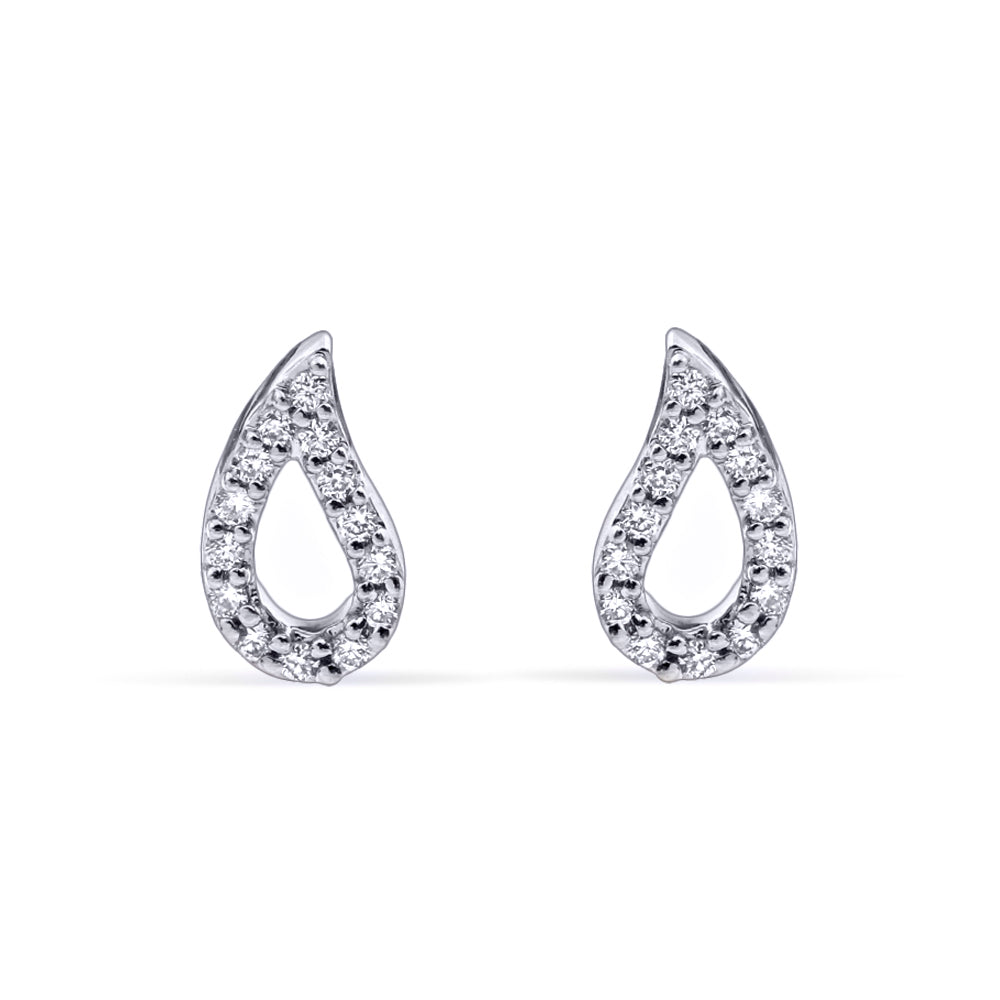 Rain Droplet Stud Earrings