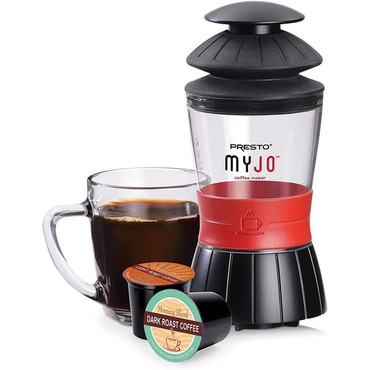 Mr. Coffee Pod and 10-Cup Space-Saving Combo Brewer in Black